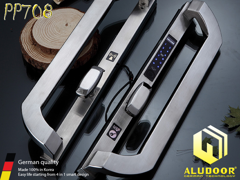 Khoa van tay cua nhom ALUDOOR PP708 BAC 1