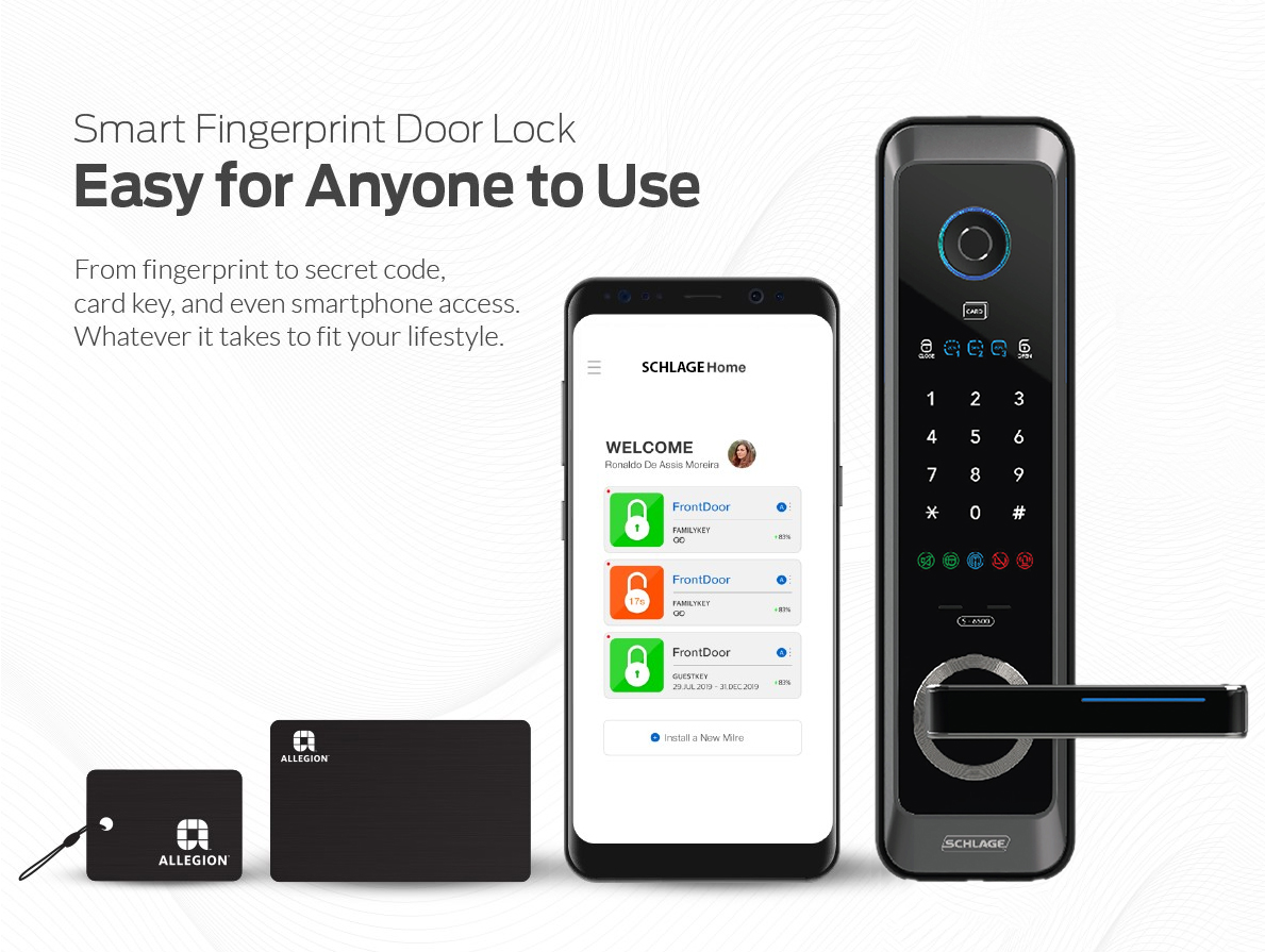 Mo cua bang wifi tu xa cua Schlage 1