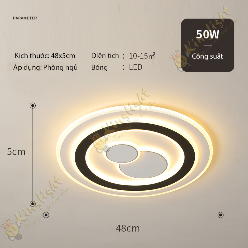 Den ap tran trang tri hien dai KLH013 kt1