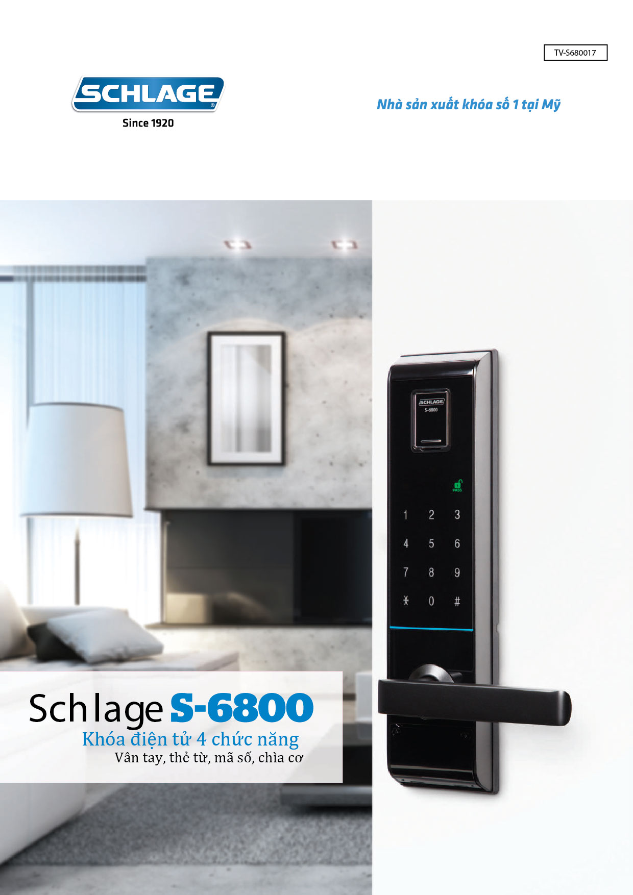 SCHALEGE S 6800 CATALOGUE 01