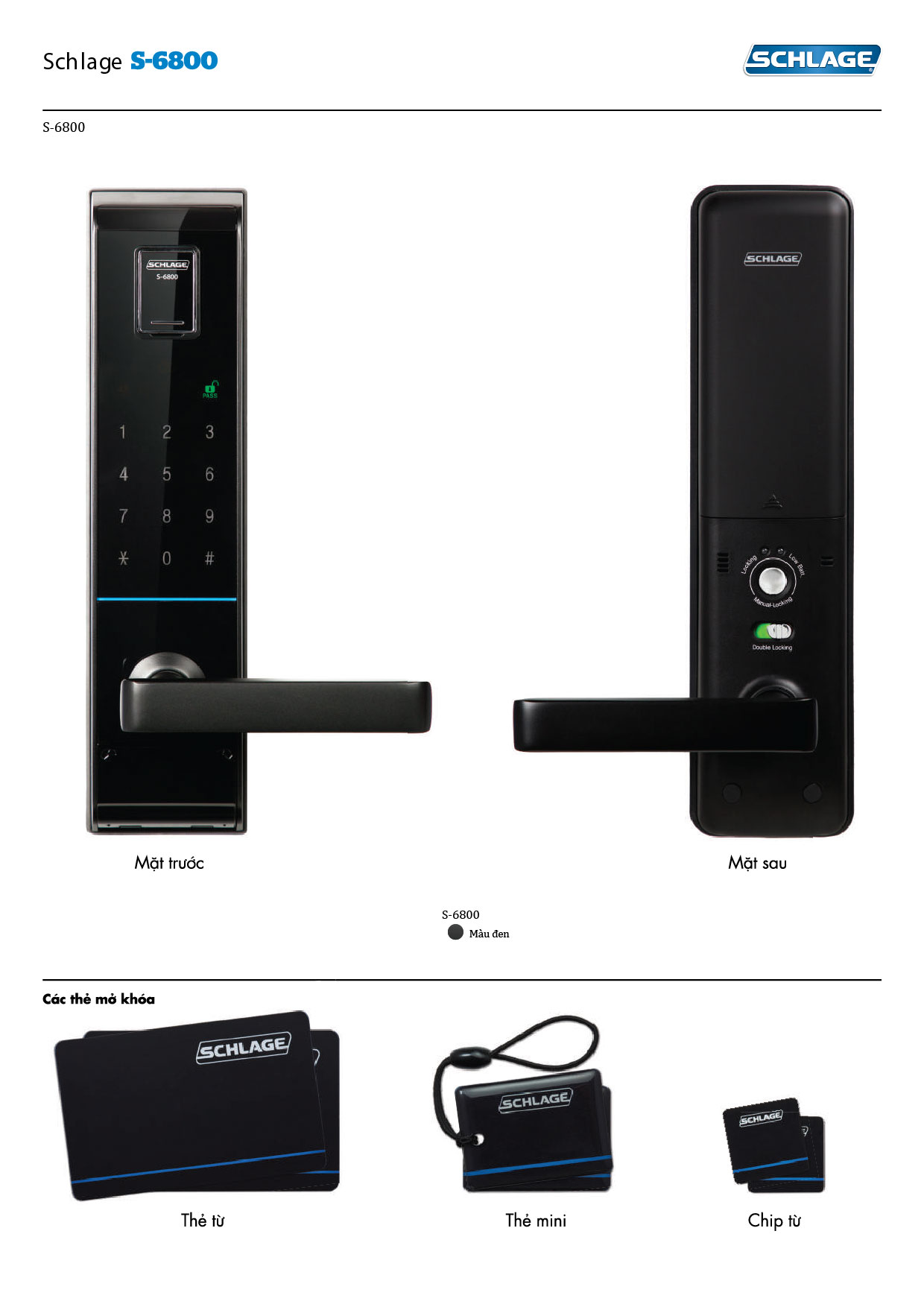 SCHALEGE S 6800 CATALOGUE 03