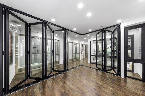 cửa nhôm ép góc bắt ke