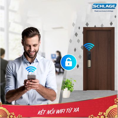 Mo khoa cua tu xa bang Wifi