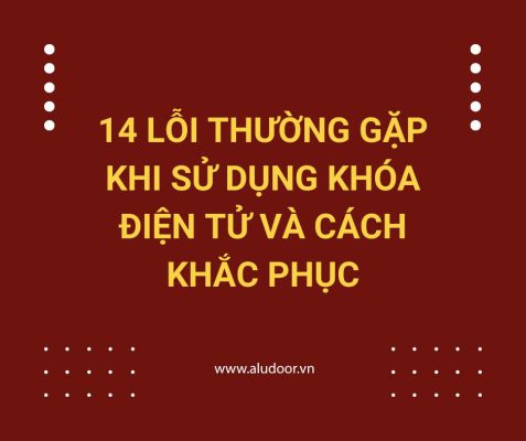 aludoor khoa cua dien tu